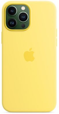 Чохол Silicone Case with Magsafe для iPhone 13 Pro Max Lemon Zest AAA фото