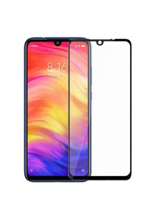 Защитное стекло с полной проклейкой для Xiaomi Redmi 7 Black фото