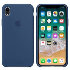 Чохол Apple Silicone case for iPhone XR Blue Horizon фото