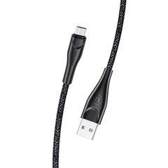 USB Cable Usams US-SJ393 Braided Data U41 MicroUSB Black 1m фото