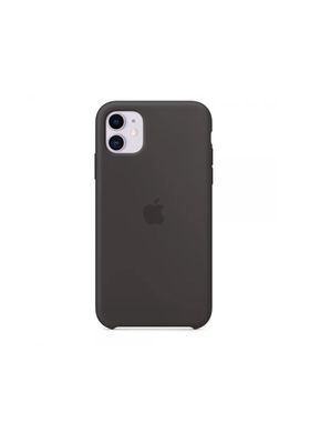 Чохол силіконовий soft-touch Apple Silicone Case для iPhone 11 чорний Black фото