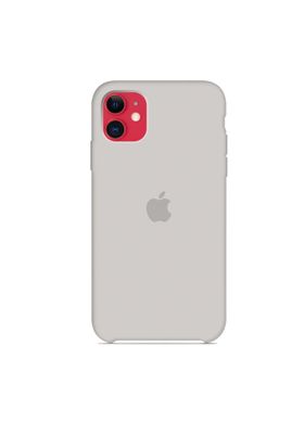 Чохол силіконовий soft-touch ARM Silicone Case для iPhone 11 сірий Stone фото