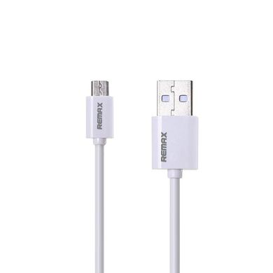 Кабель Micro-USB to USB Remax RC-007m 1 метр белый White фото