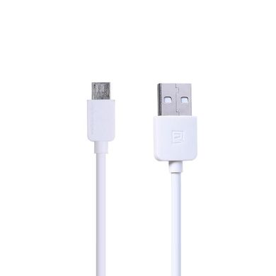 Кабель Micro-USB to USB Remax RC-006m 1 метр білий White фото
