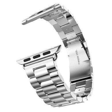 Ремінець Stainless Steel для Apple Watch 42 / 44mm металевий сріблястий ARM Series 6 5 4 3 2 1 Silver фото