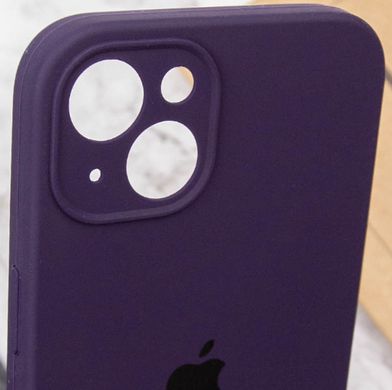 Чохол Silicone Case Full Camera Protective (AA) для Apple iPhone 13 (Фіолетовий / Elderberry) фото