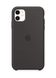 Чехол силиконовый soft-touch Apple Silicone Case для iPhone 11 черный Black