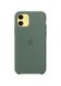 Чохол силіконовий soft-touch Apple Silicone Case для iPhone 11 зелений Pine Green