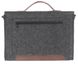Фетровый чехол-сумка Gmakin для MacBook Air/Pro 13.3 черный с ручками (GS15) Black