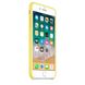 Чехол силиконовый soft-touch ARM Silicone case для iPhone 7 Plus/8 Plus желтый Lemonade