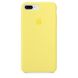 Чохол силіконовий soft-touch ARM Silicone case для iPhone 7 Plus / 8 Plus жовтий Lemonade