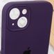Чехол Silicone Case Full Camera Protective (AA) для Apple iPhone 13 (Фиолетовый / Elderberry)