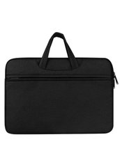 Тканинний чохол-сумка для MacBook 13 чорний ARM захисний з ручками Black фото