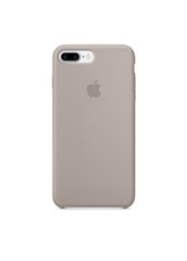 Чохол силіконовий soft-touch Apple Silicone case для iPhone 7 Plus / 8 Plus сірий Pebble фото
