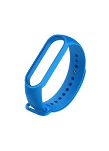 Ремешок для Xiaomi Mi Band 5 силиконовый синий Royal Blue фото