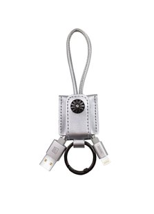 Кабель Remax RC-079i в кожаной оплетке micro usb(silver) фото