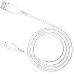 Кабель Micro-USB to USB Hoco X37 1 метр білий White фото