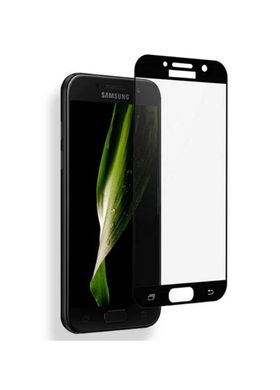 Захисне скло для Samsung S7 (2017) CAA 2D з проклеюванням по рамці чорна рамка Black фото