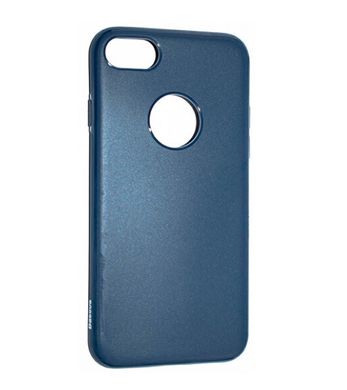 Чохол пластиковий з прорізами та вирізом для Iphone 5/5s/se (dark blue) фото