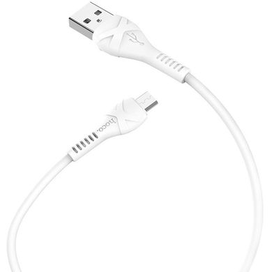 Кабель Micro-USB to USB Hoco X37 1 метр білий White фото