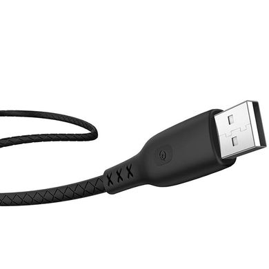 Кабель Micro-USB to USB Hoco S6 1 метр черный Black фото