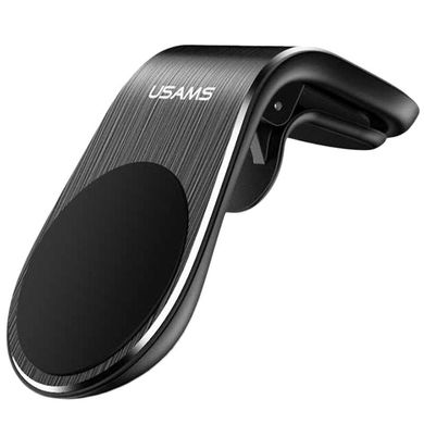 Автомобільний тримач для телефону Usams US-ZJ046 чорний Black фото