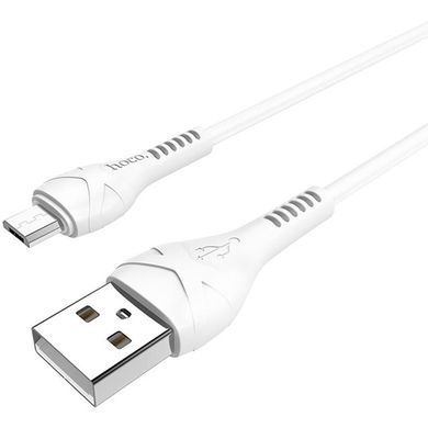 Кабель Micro-USB to USB Hoco X37 1 метр белый White фото