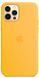 Чехол Apple Silicone case with MagSafe для iPhone 12/12 Pro Sunflower AAA