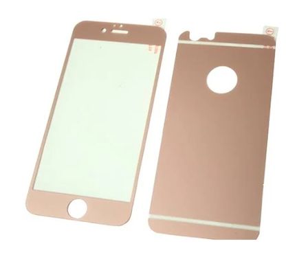Захисне кольорове скло на дві сторони для iPhone 6/6s фото