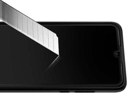 Защитное cтекло Spigen для Huawei P30 Lite 2D полноэкранное черная рамка Black (1Pack) фото