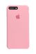 Чехол силиконовый soft-touch ARM Silicone case для iPhone 7 Plus/8 Plus розовый Pink