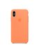 Чохол силіконовий soft-touch Apple Silicone case для iPhone X / Xs помаранчевий Papaya фото