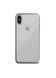 Чехол силиконовый плотный для iPhone Xs/X clear gray фото