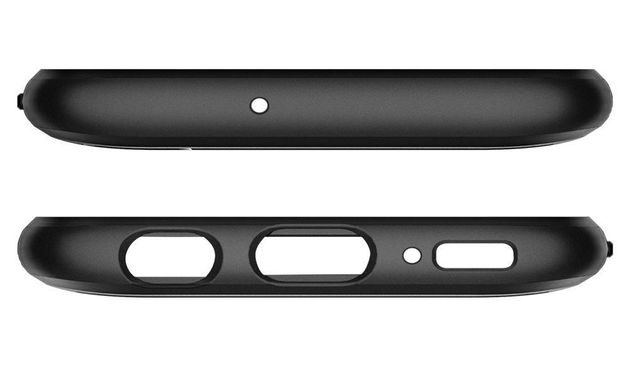 Чехол противоударный Spigen Original Rugged Armor для Samsung Galaxy A40 матовый черный Matte Black фото