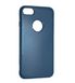 Чохол пластиковий з прорізами та вирізом для Iphone 5/5s/se (dark blue)