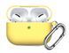 Чохол Silicone Case with Carabiner для Apple AirPods Pro 2 Yellow