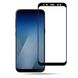 Защитное стекло с рамкой для Samsung A8 2018 Black фото