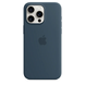 Чохол Silicone case with MagSafe для iPhone 15 Pro Storm Blue AAA