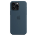 Чехол Silicone case with MagSafe для iPhone 15 Pro Storm Blue AAA
