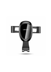 Автомобильный держатель для телефона USAMS US-ZJ042 черный Gravity Car Holder Bowie Series Black фото