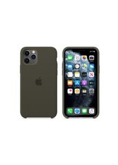 Чохол силіконовий soft-touch RCI Silicone Case для iPhone 11 dark olive фото