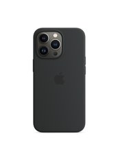 Чехол силиконовый soft-touch Apple Silicone case with MagSafe для iPhone 13 Pro Max синий Midnight фото