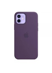 Чехол силиконовый soft-touch Apple Silicone case with Mag Safe для iPhone 12/12 Pro фиолетовый Amethyst фото