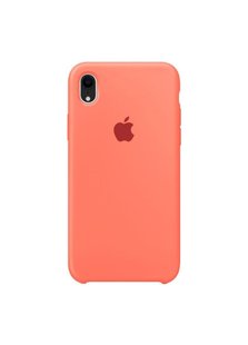 Чехол Apple Silicone case for iPhone XR Nectarine фото