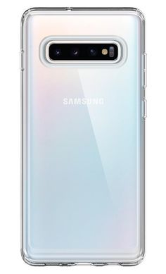Чохол протиударний Spigen Original Ultra Hybrid Crystal для Samsung Galaxy S10 силіконовий прозорий Clear фото
