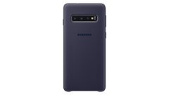 Чехол силиконовый soft-touch Silicone Cover для Samsung S10 Plus синий Navy фото