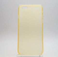 Чехол силиконовый плотный для iPhone 6/6s yellow фото