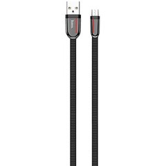 Кабель Micro-USB to USB Hoco U74 1 метр чорний Black фото