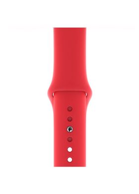 Ремінець Sport Band для Apple Watch 42 / 44mm силіконовий червоний спортивний size (s) ARM Series 6 5 4 3 2 1 Product Red фото