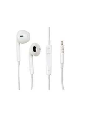 Навушники вкладиші Apple Original Assembly EarPods (MD827 / MNHF2) 3.5 Jack з мікрофоном білі White фото